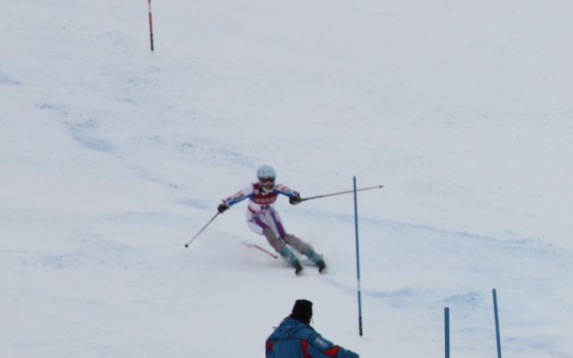 Marie Marchand-Arvier pendant le slalom